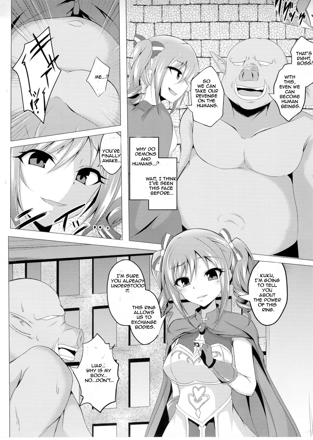 Hentai Manga Comic-A Book Where The Hero Changes Places With An Orc-Read-5